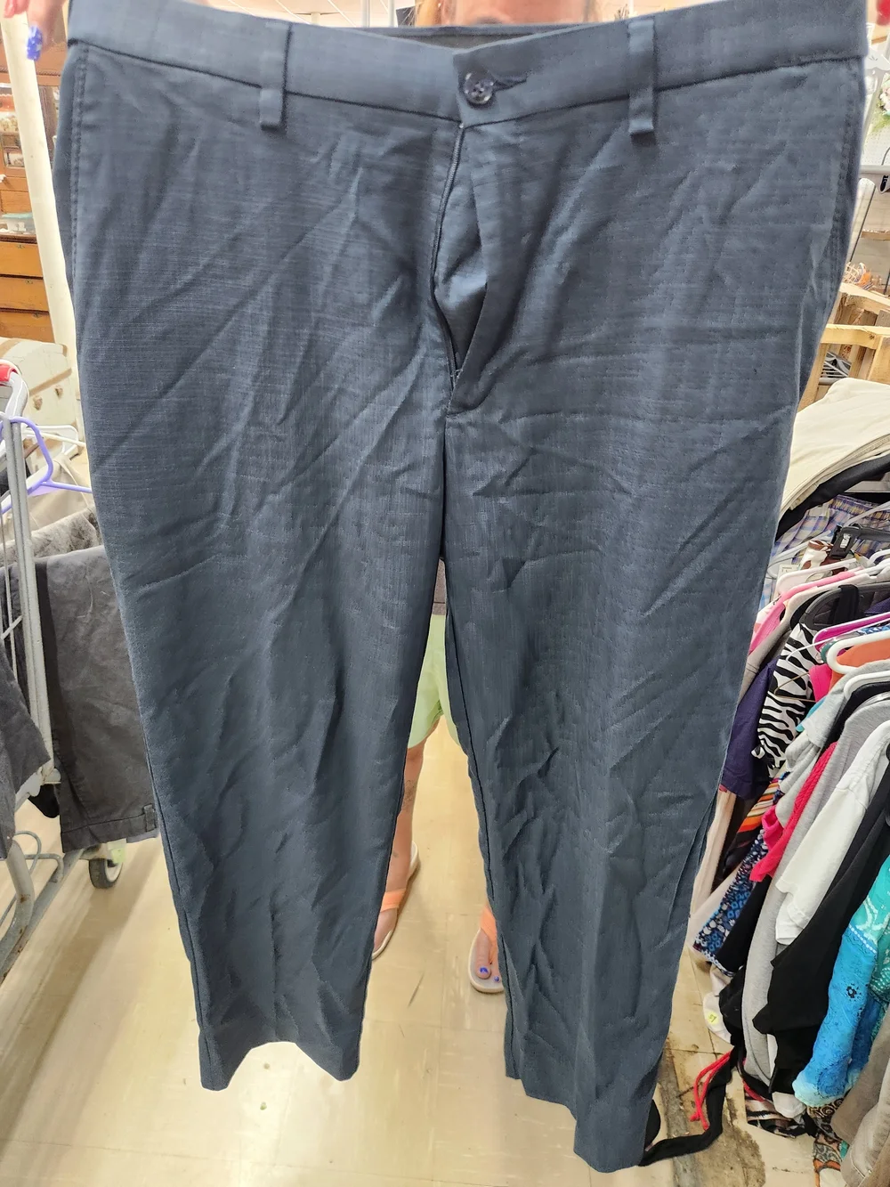 Savane Men's Dark Navy Dress Pants